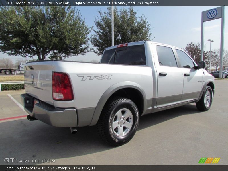Bright Silver Metallic / Dark Slate/Medium Graystone 2010 Dodge Ram 1500 TRX Crew Cab