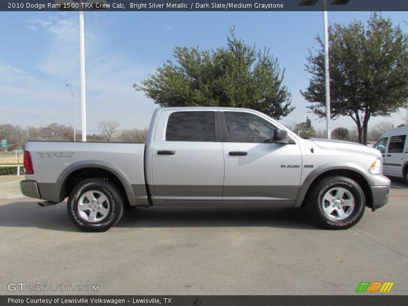 Bright Silver Metallic / Dark Slate/Medium Graystone 2010 Dodge Ram 1500 TRX Crew Cab
