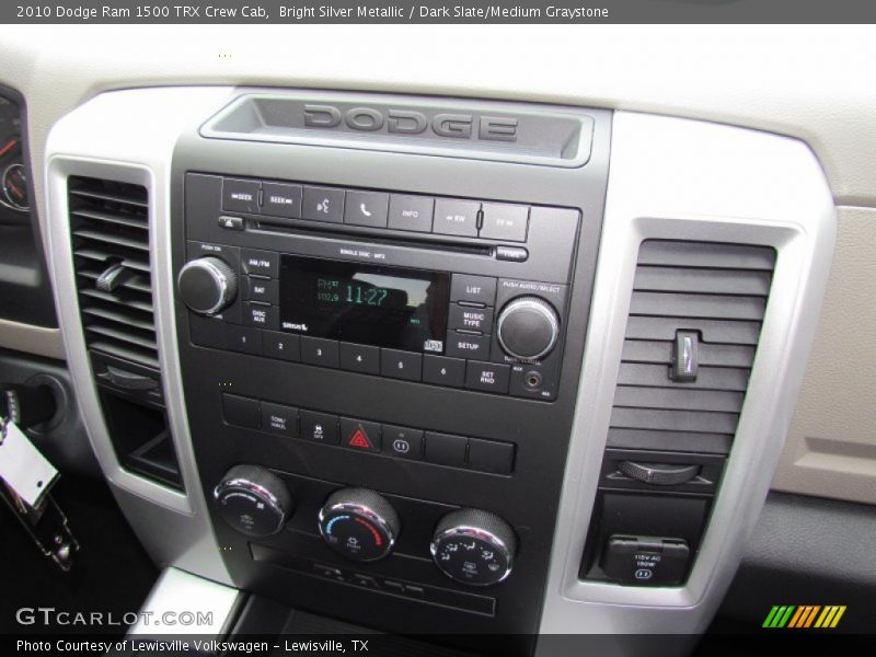 Bright Silver Metallic / Dark Slate/Medium Graystone 2010 Dodge Ram 1500 TRX Crew Cab