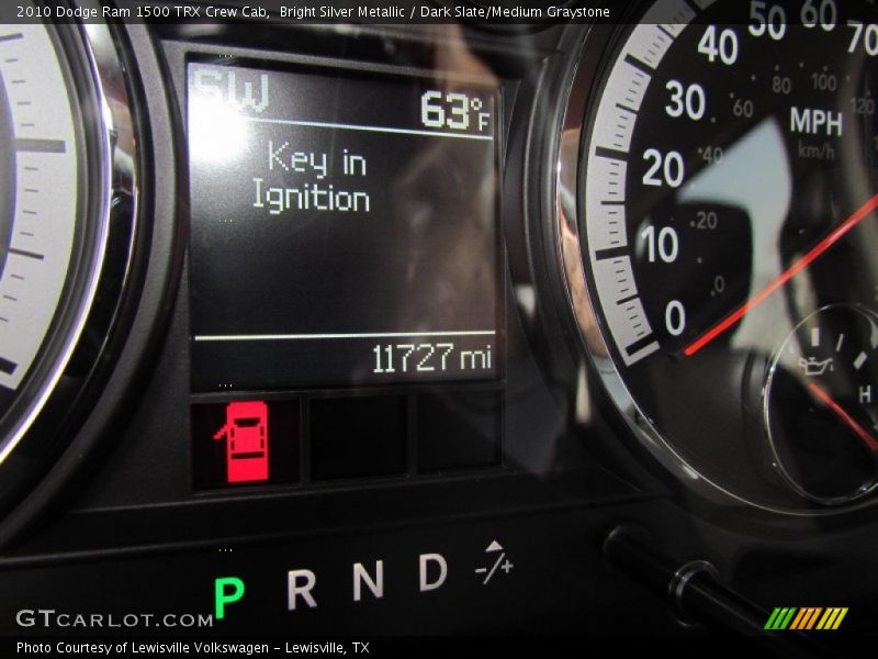 Bright Silver Metallic / Dark Slate/Medium Graystone 2010 Dodge Ram 1500 TRX Crew Cab