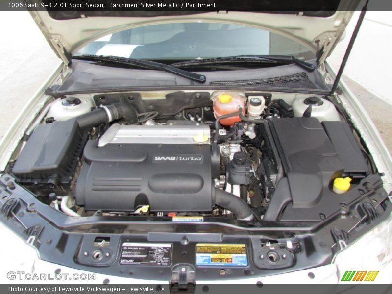  2006 9-3 2.0T Sport Sedan Engine - 2.0 Liter Turbocharged DOHC 16V 4 Cylinder