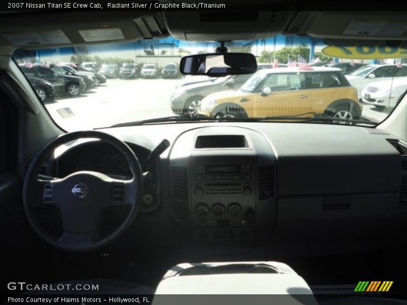 Radiant Silver / Graphite Black/Titanium 2007 Nissan Titan SE Crew Cab
