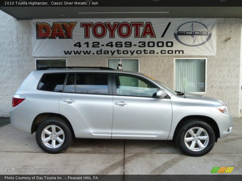 Classic Silver Metallic / Ash 2010 Toyota Highlander