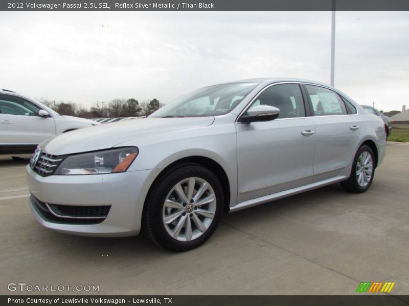 Reflex Silver Metallic / Titan Black 2012 Volkswagen Passat 2.5L SEL
