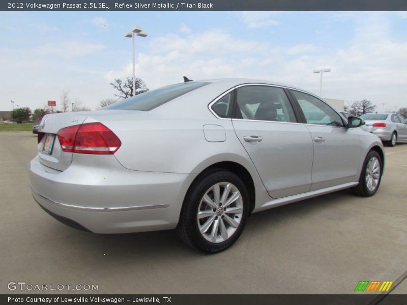 Reflex Silver Metallic / Titan Black 2012 Volkswagen Passat 2.5L SEL