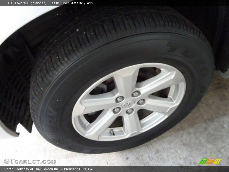 Classic Silver Metallic / Ash 2010 Toyota Highlander