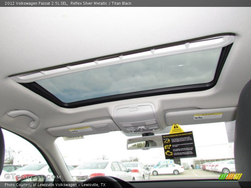 Reflex Silver Metallic / Titan Black 2012 Volkswagen Passat 2.5L SEL