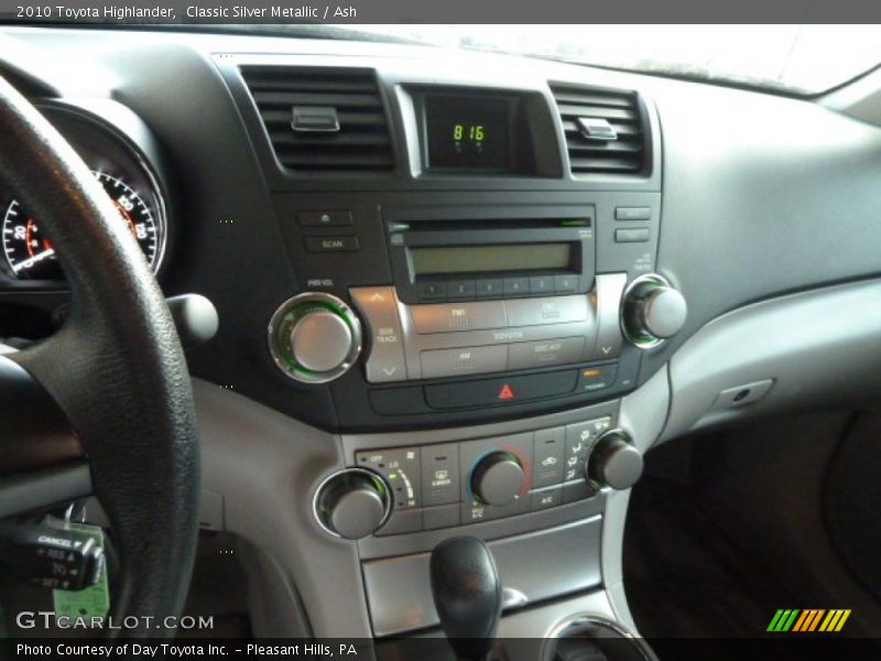 Classic Silver Metallic / Ash 2010 Toyota Highlander