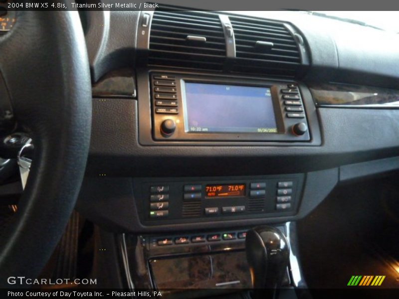 Titanium Silver Metallic / Black 2004 BMW X5 4.8is