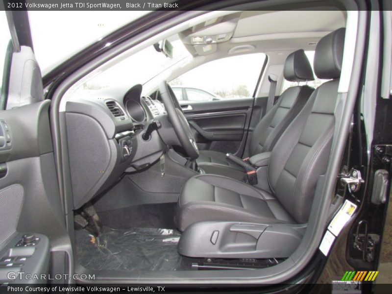 Front Seat of 2012 Jetta TDI SportWagen