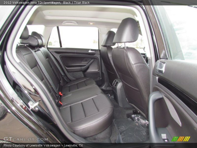 Rear Seat of 2012 Jetta TDI SportWagen