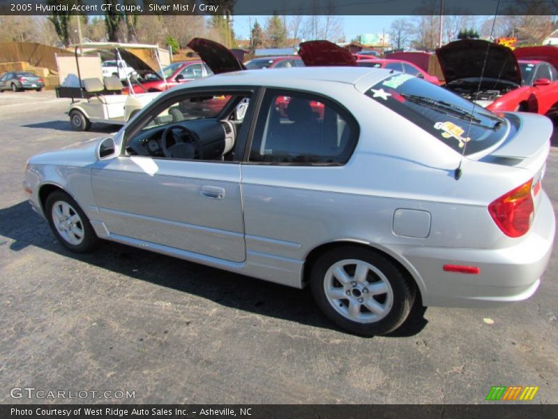 Silver Mist / Gray 2005 Hyundai Accent GT Coupe