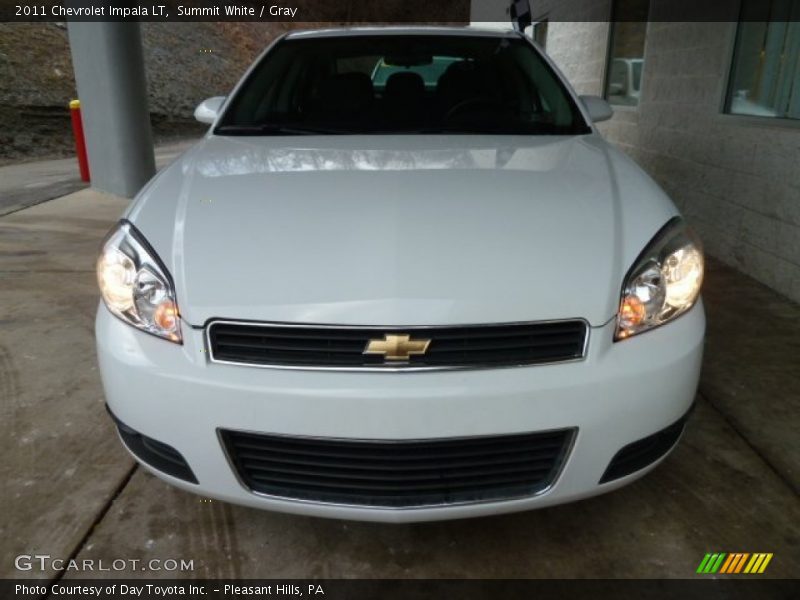 Summit White / Gray 2011 Chevrolet Impala LT