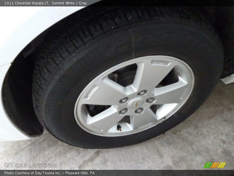 Summit White / Gray 2011 Chevrolet Impala LT