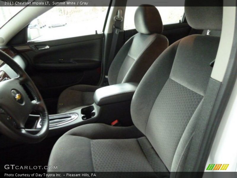 Summit White / Gray 2011 Chevrolet Impala LT