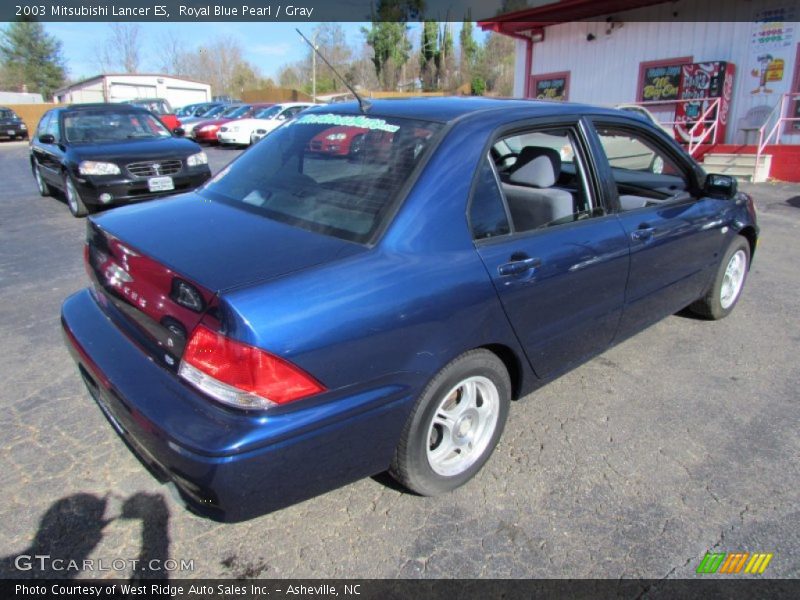 Royal Blue Pearl / Gray 2003 Mitsubishi Lancer ES