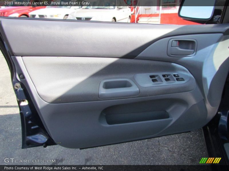 Royal Blue Pearl / Gray 2003 Mitsubishi Lancer ES