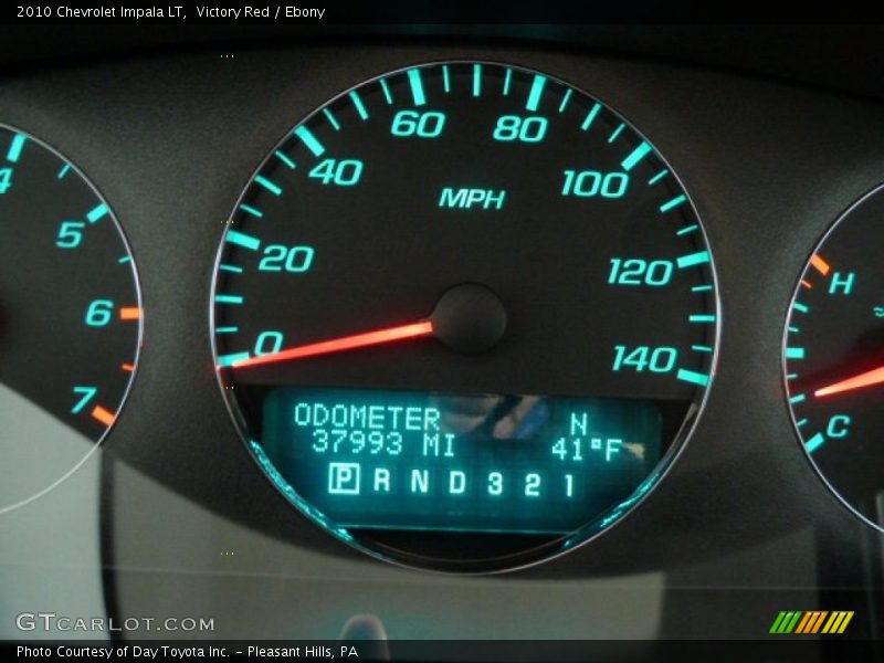 Victory Red / Ebony 2010 Chevrolet Impala LT