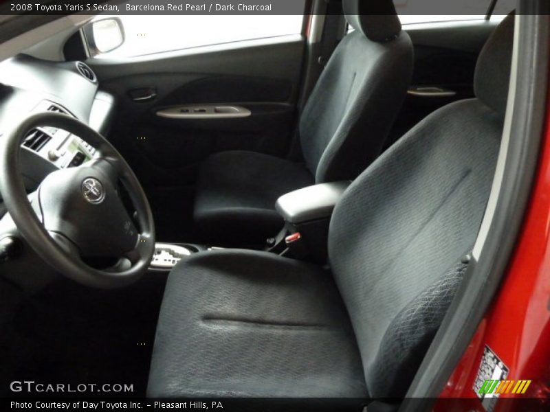 Barcelona Red Pearl / Dark Charcoal 2008 Toyota Yaris S Sedan