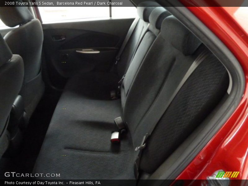Barcelona Red Pearl / Dark Charcoal 2008 Toyota Yaris S Sedan
