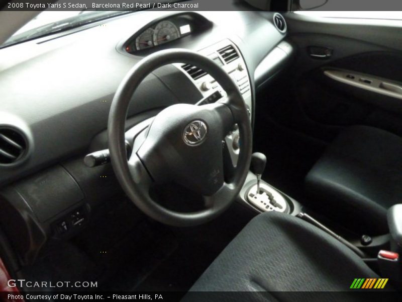 Barcelona Red Pearl / Dark Charcoal 2008 Toyota Yaris S Sedan