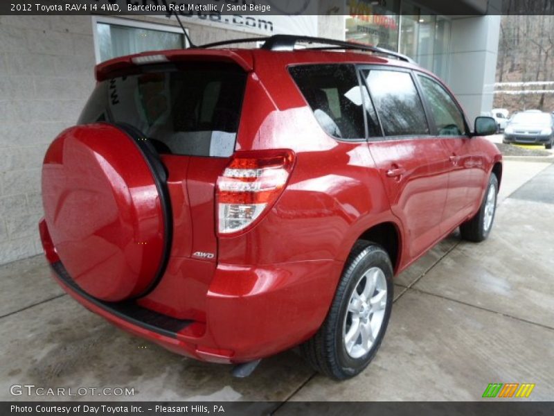 Barcelona Red Metallic / Sand Beige 2012 Toyota RAV4 I4 4WD