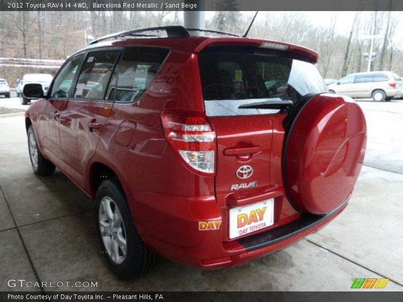Barcelona Red Metallic / Sand Beige 2012 Toyota RAV4 I4 4WD