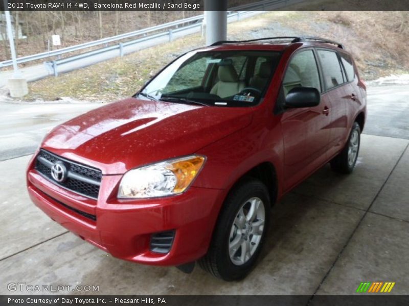 Barcelona Red Metallic / Sand Beige 2012 Toyota RAV4 I4 4WD