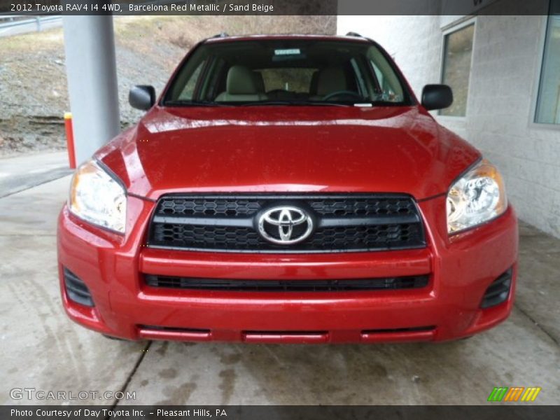 Barcelona Red Metallic / Sand Beige 2012 Toyota RAV4 I4 4WD