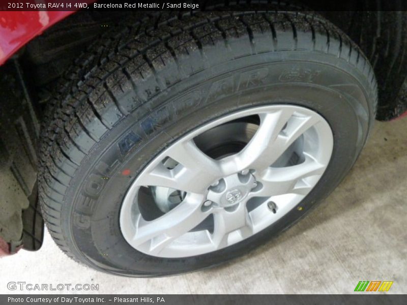 Barcelona Red Metallic / Sand Beige 2012 Toyota RAV4 I4 4WD