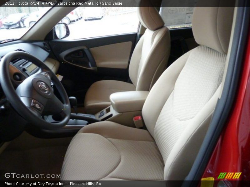 Barcelona Red Metallic / Sand Beige 2012 Toyota RAV4 I4 4WD