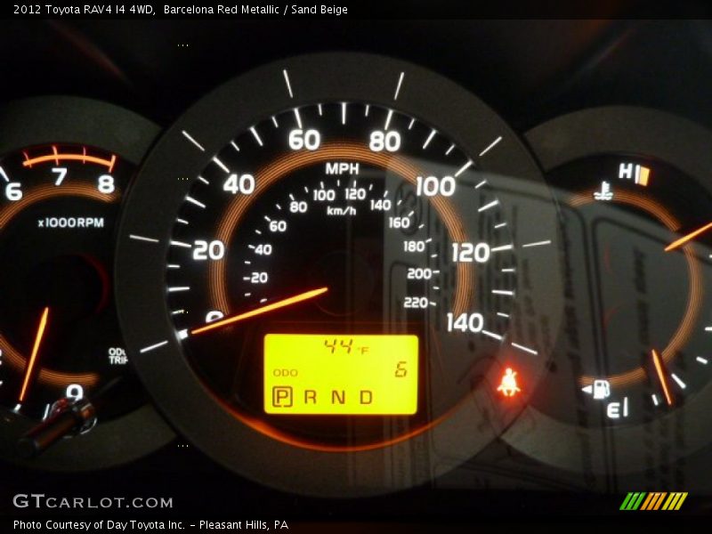 Barcelona Red Metallic / Sand Beige 2012 Toyota RAV4 I4 4WD