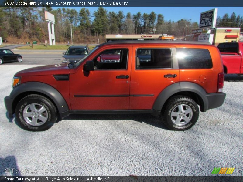  2007 Nitro SXT 4x4 Sunburst Orange Pearl
