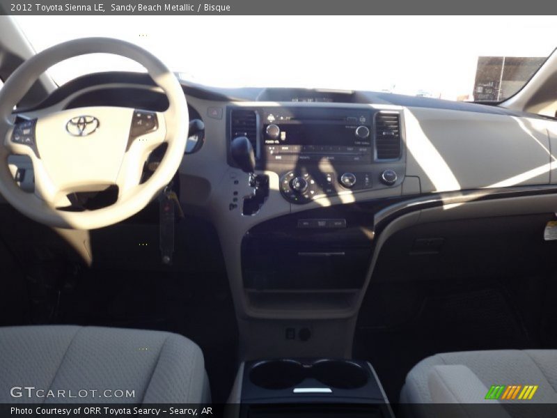 Sandy Beach Metallic / Bisque 2012 Toyota Sienna LE