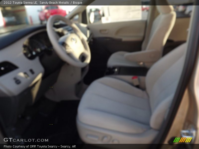 Sandy Beach Metallic / Bisque 2012 Toyota Sienna LE