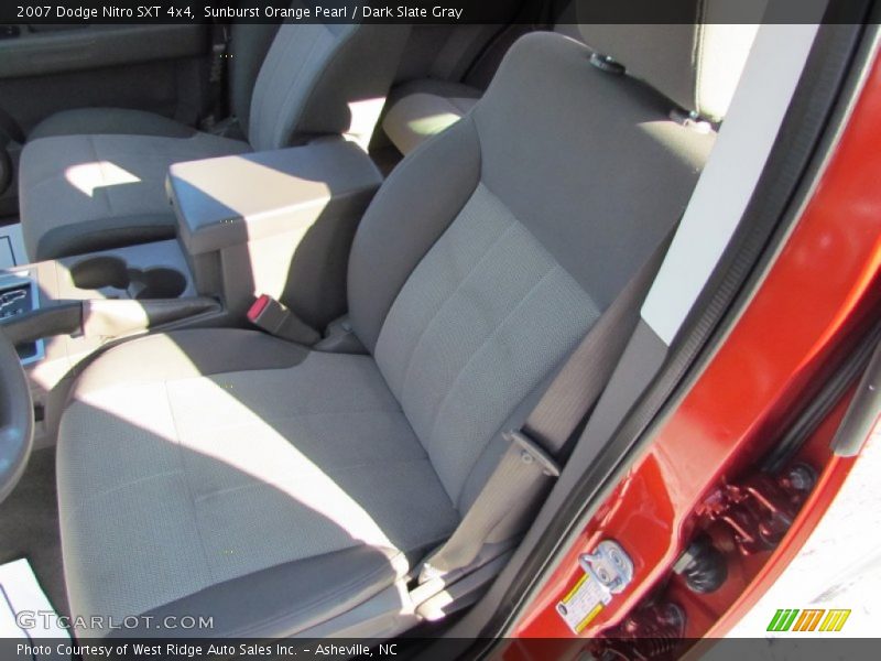 Sunburst Orange Pearl / Dark Slate Gray 2007 Dodge Nitro SXT 4x4