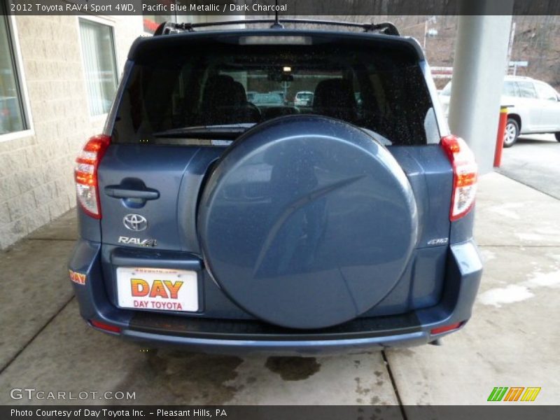 Pacific Blue Metallic / Dark Charcoal 2012 Toyota RAV4 Sport 4WD