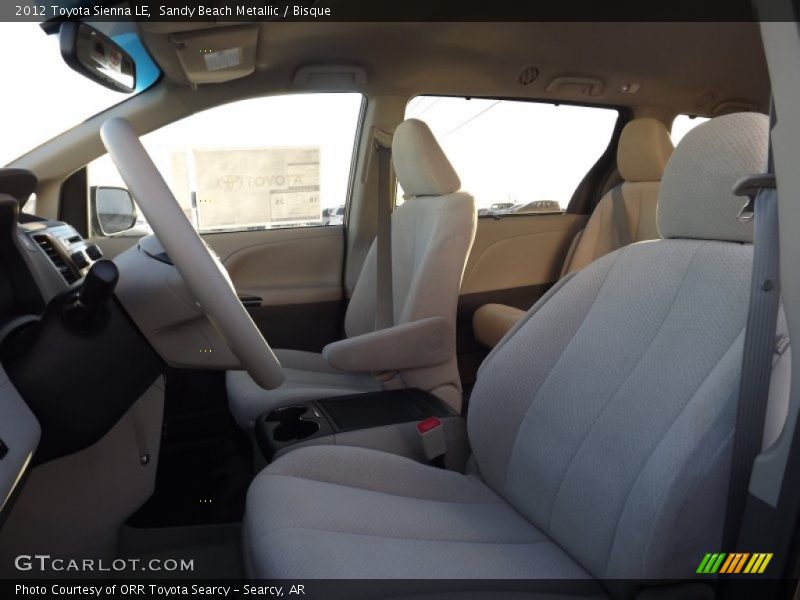 Sandy Beach Metallic / Bisque 2012 Toyota Sienna LE