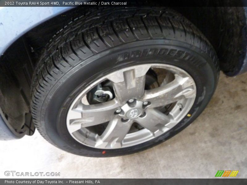 Pacific Blue Metallic / Dark Charcoal 2012 Toyota RAV4 Sport 4WD