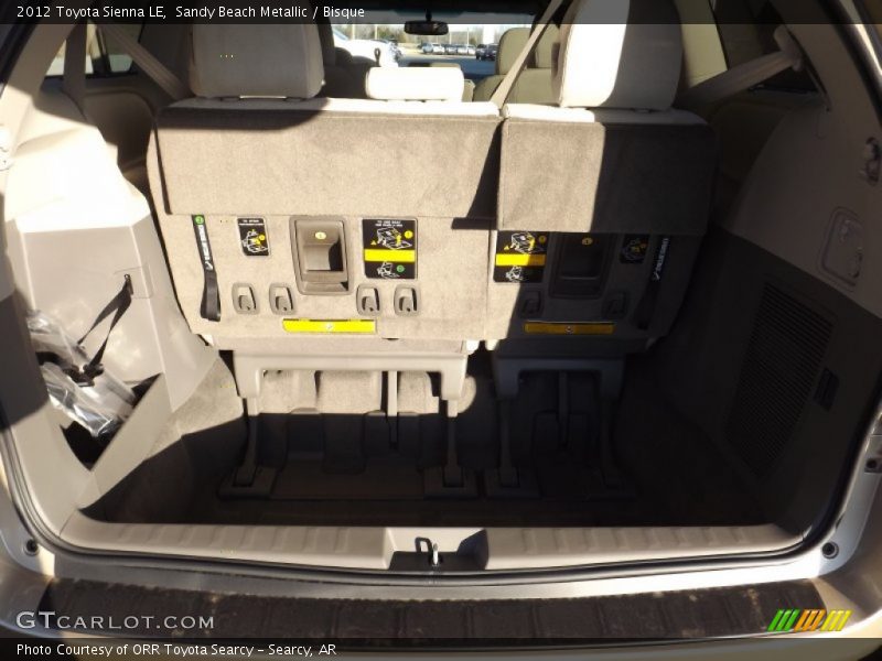 Sandy Beach Metallic / Bisque 2012 Toyota Sienna LE