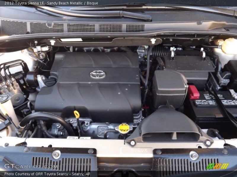 Sandy Beach Metallic / Bisque 2012 Toyota Sienna LE
