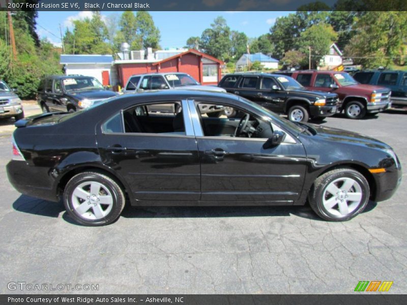 Black / Charcoal Black 2007 Ford Fusion SE V6