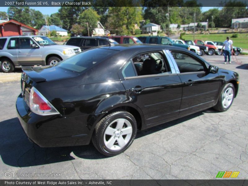 Black / Charcoal Black 2007 Ford Fusion SE V6