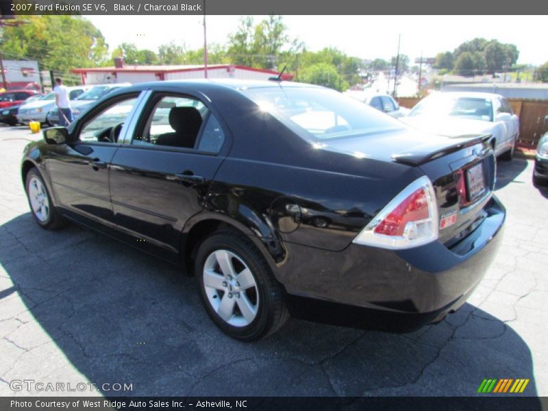Black / Charcoal Black 2007 Ford Fusion SE V6