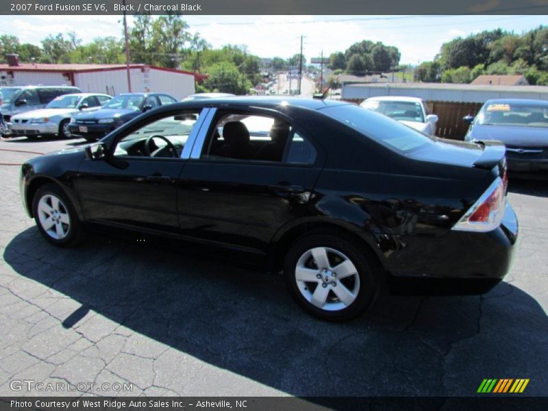 Black / Charcoal Black 2007 Ford Fusion SE V6