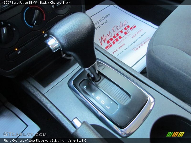 Black / Charcoal Black 2007 Ford Fusion SE V6