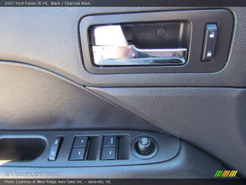Black / Charcoal Black 2007 Ford Fusion SE V6