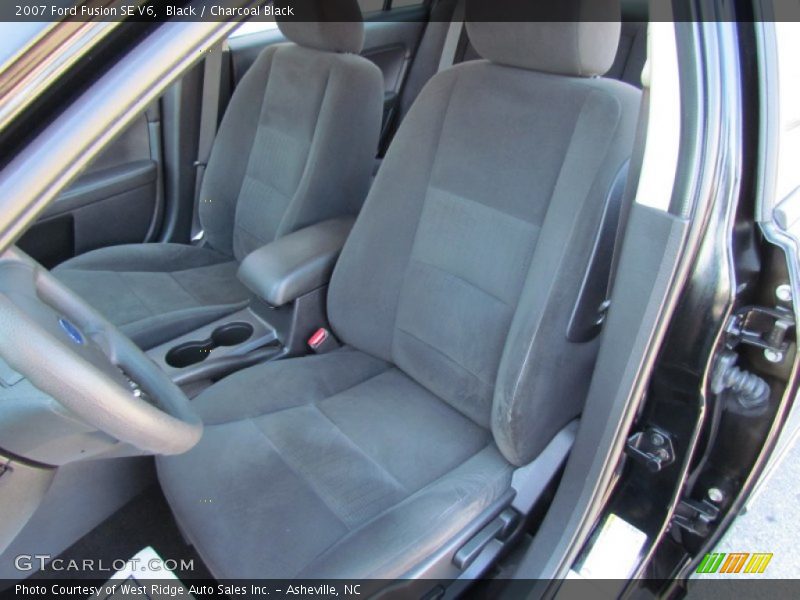 Black / Charcoal Black 2007 Ford Fusion SE V6