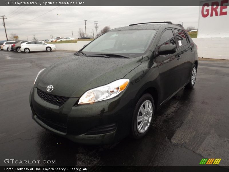 Spruce Green Mica / Ash 2012 Toyota Matrix L