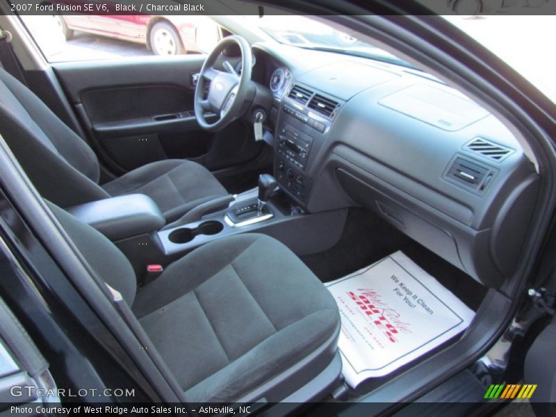 Black / Charcoal Black 2007 Ford Fusion SE V6